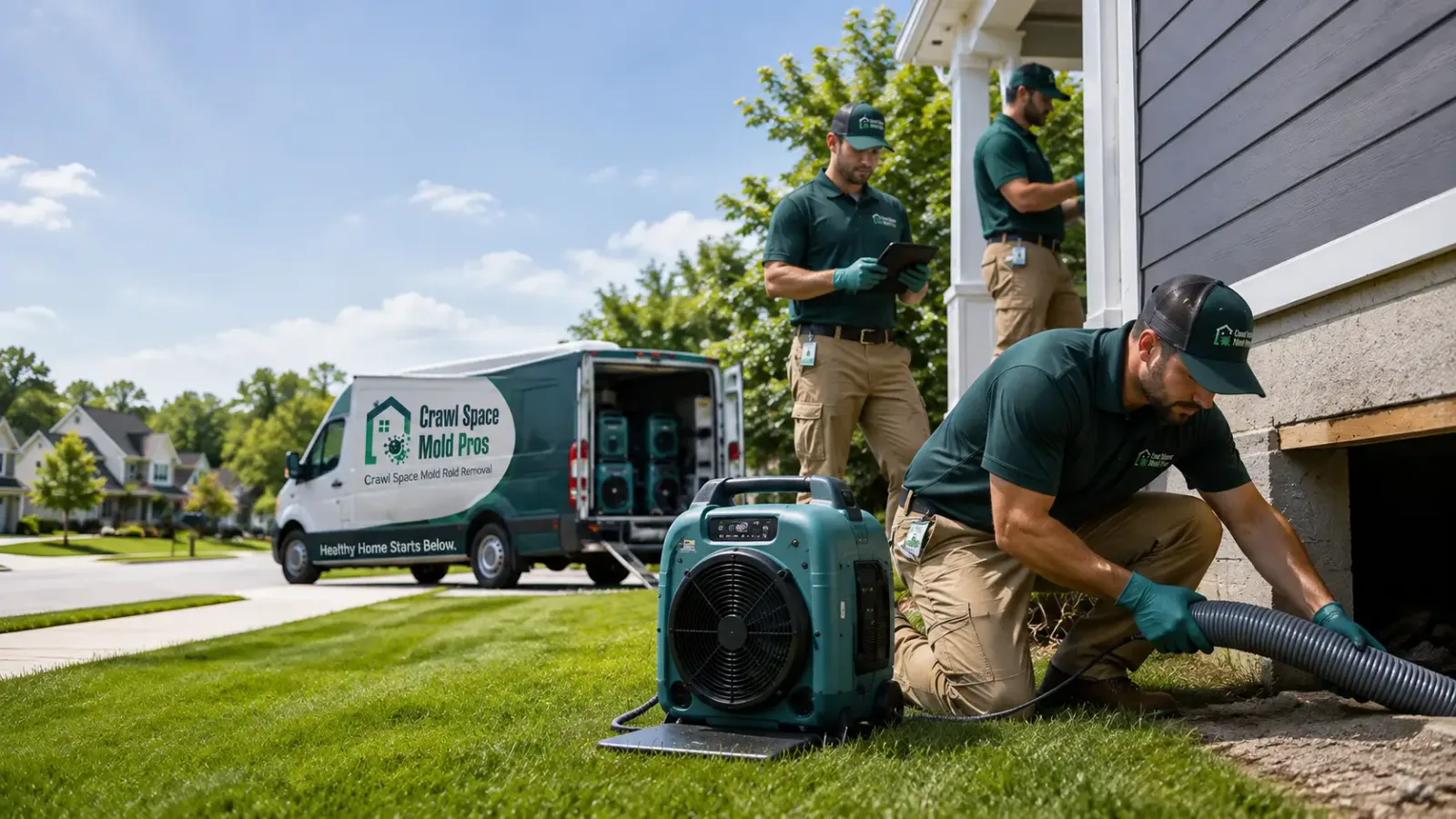 Crawl Space Mold Removal in Breaks, VA